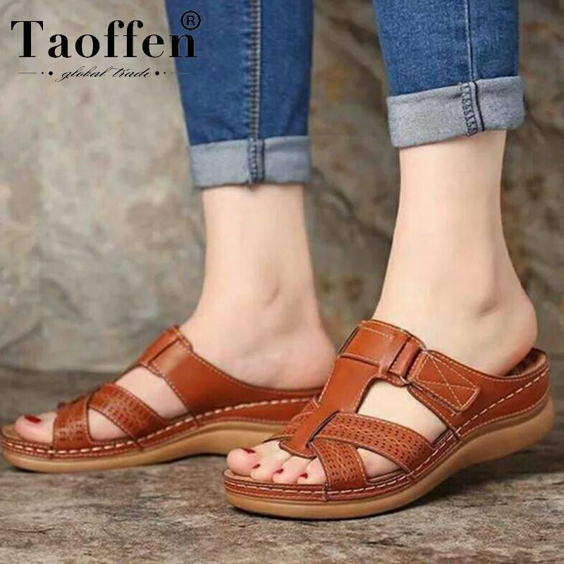 Sandals Taoffen Women Roman Summer Shoes Woman Casual Buckle Outdoor Spring Fishing Female Footwear Size 35-43, Black
Sandals Taoffen Women Roman Summer Shoes Woman Casual Buckle Outdoor Spring Fishing Female Footwear Size 35-43, Black