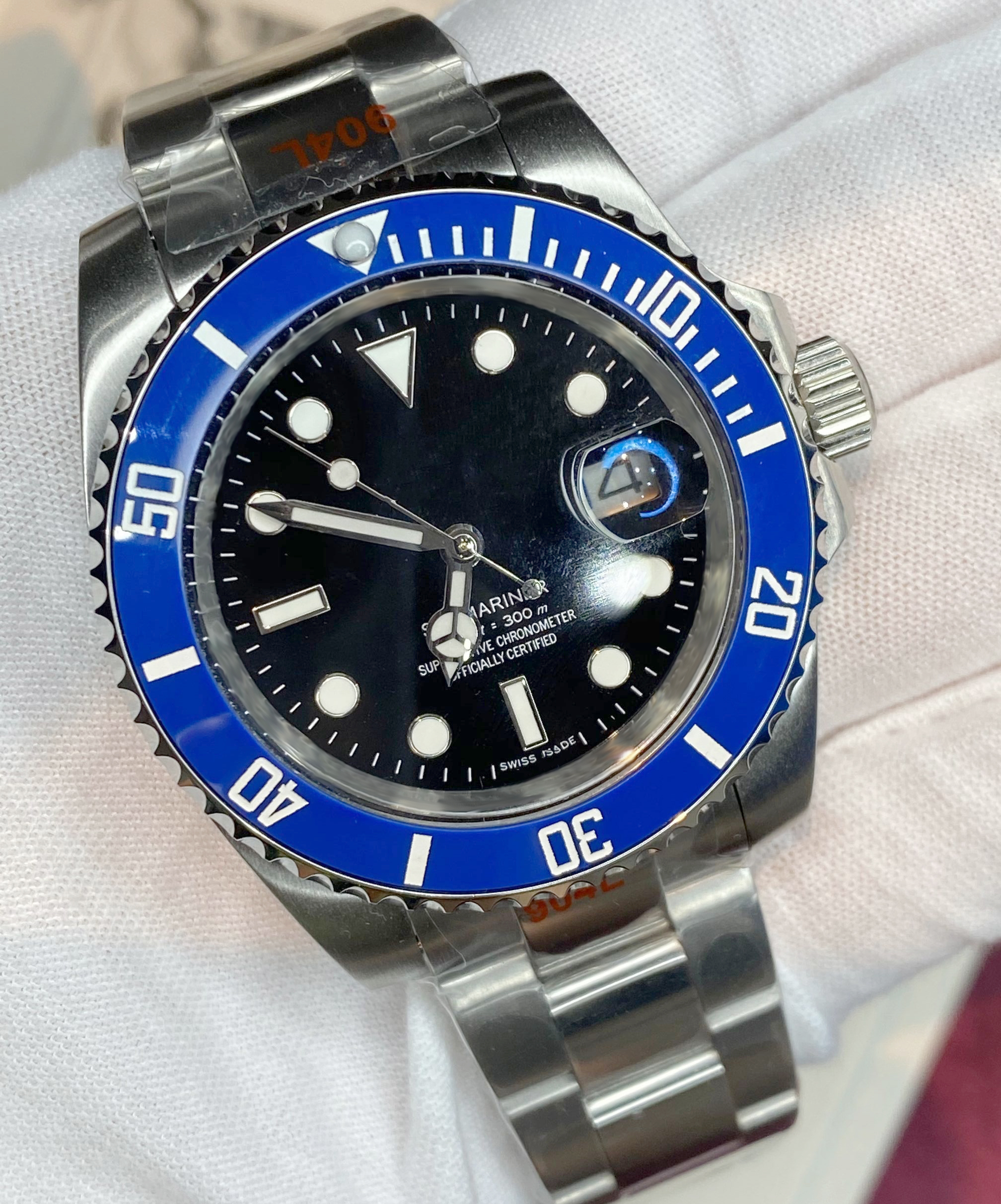 Fashion Brand Ceramic Bezel Mens Luxury 2813 Mechanical Stainless Steel Automatic Men Watch Sports Designer Watches Wristwatches, Slivery;brown
Fashion Brand Ceramic Bezel Mens Luxury 2813 Mechanical Stainless Steel Automatic Men Watch Sports Designer Watches Wristwatches, Slivery;brown