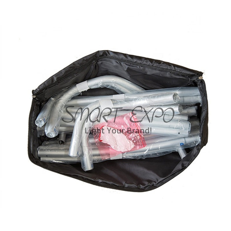 Advertising Display 10ft Straight Fabric Wall Exhibition with Printed Graphic Portable Carry Bag