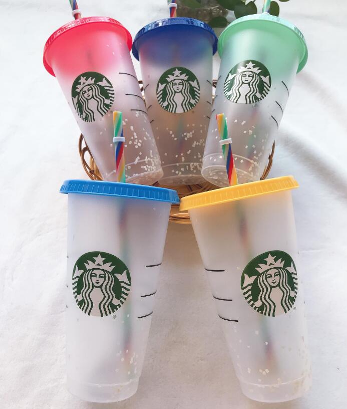 DHL starbucks Mug 16oz, 24OZ Tumblers cups Plastic Drinking Juice With Lip And Straw Magic Coffee Costom mugs Transparent cupDouble Durian Goddess Cup gift, Write color after purchase
DHL starbucks Mug 16oz, 24OZ Tumblers cups Plastic Drinking Juice With Lip And Straw Magic Coffee Costom mugs Transparent cupDouble Durian Goddess Cup gift, Write color after purchase
