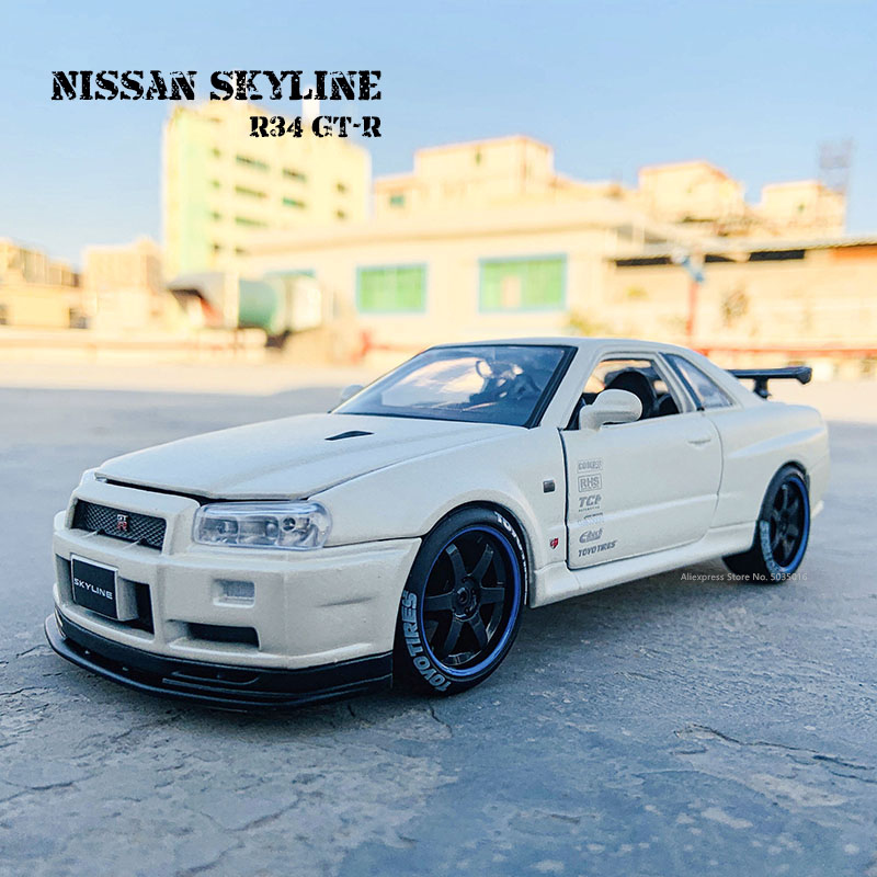 124 Tokyo MOD Nissan Skyline R34 GT-R alloy car model handicraft decoration collection toy tool gift die-casting
124 Tokyo MOD Nissan Skyline R34 GT-R alloy car model handicraft decoration collection toy tool gift die-casting
