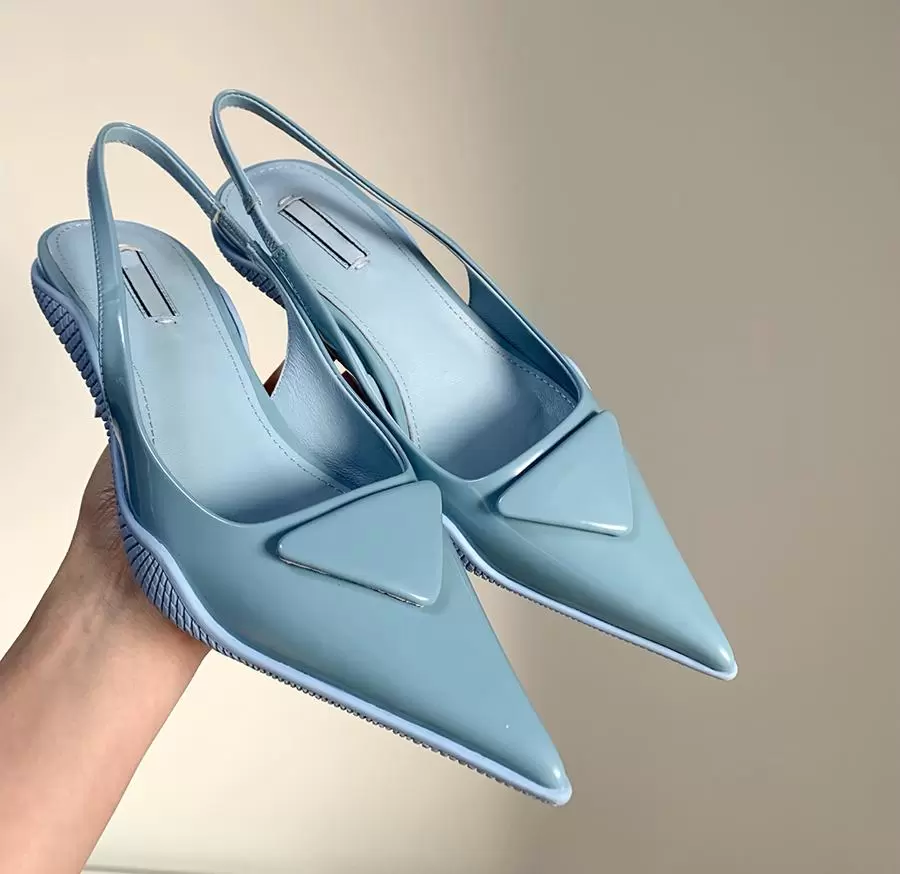 Fashion Milano Sandals High Heels Summer Casual women flip flops lady shoes Flat Ladies loafer Genuine Patent Leather slippers Designer luxury SIZE 35-41