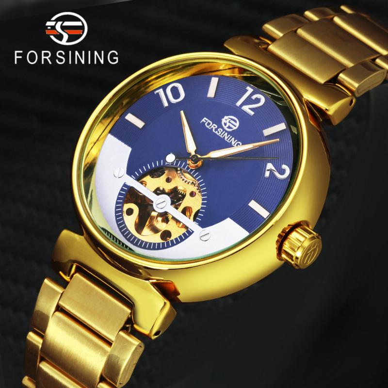Wristwatches FORSINING 2021 Fashion Dress Skeleton Men Automatic Mechanical Watch Roman Numerals Blue Dial Mens Watches Top, Golden rg
Wristwatches FORSINING 2021 Fashion Dress Skeleton Men Automatic Mechanical Watch Roman Numerals Blue Dial Mens Watches Top, Golden rg