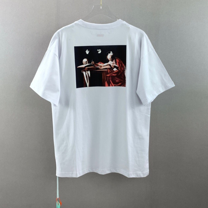 2022 Spring Summer USA Oil Painting Religion Print T shirts Short Sleeve Mens Tshirt Women Clothes Casual Cotton Tee, Black
2022 Spring Summer USA Oil Painting Religion Print T shirts Short Sleeve Mens Tshirt Women Clothes Casual Cotton Tee, Black