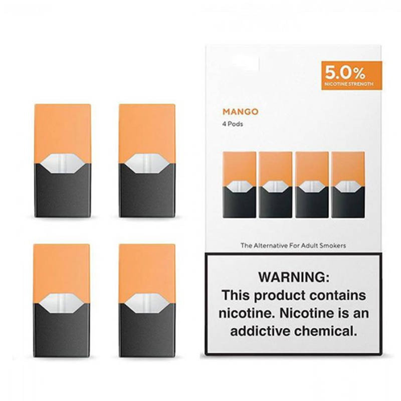 Wholesale New Packaging mango cool mint pod ju Pod Cartridge Compatible for juuls pods Disposable Pod Device Kit 8 colors With log
Wholesale New Packaging mango cool mint pod ju Pod Cartridge Compatible for juuls pods Disposable Pod Device Kit 8 colors With log