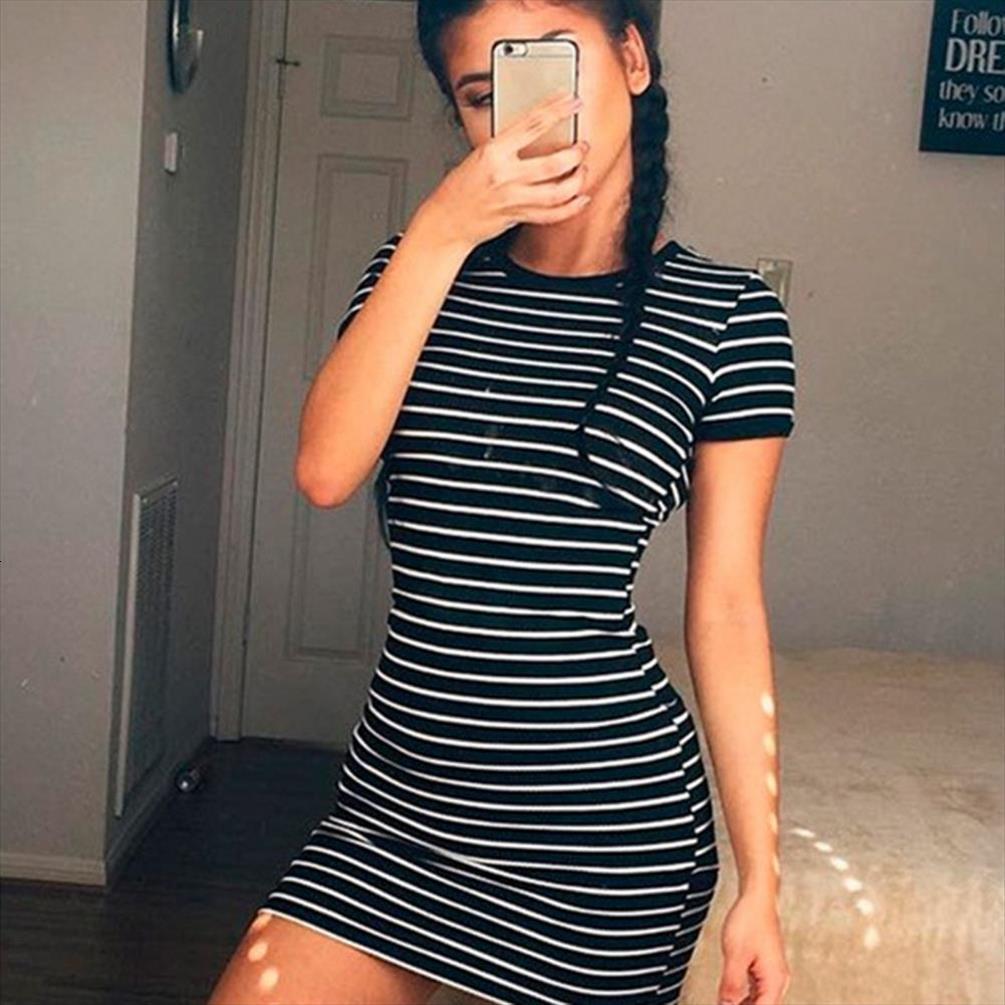 50%short sleeve horizontal stripes womens dress streetwear bodycon mini summer, Black;gray
50%short sleeve horizontal stripes womens dress streetwear bodycon mini summer, Black;gray
