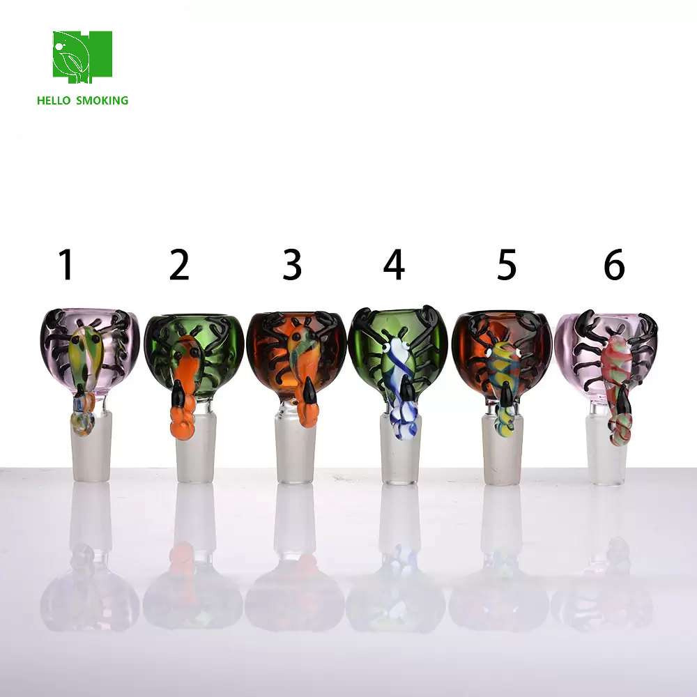 Smoking accessories Glass bowl 10/14 mm male Herb Holder with Scorpion For Bong Water Pipe Hookah Dab Rig
Smoking accessories Glass bowl 10/14 mm male Herb Holder with Scorpion For Bong Water Pipe Hookah Dab Rig