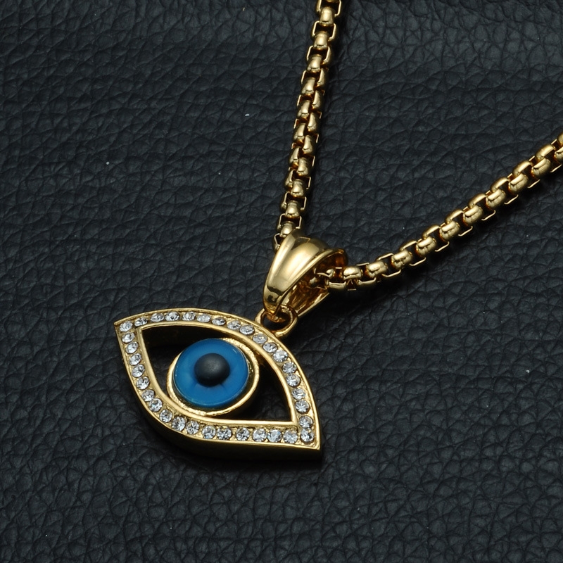 HIP Hop Stainless Steel Bling Iced Out Evil Eye Necklaces & Pendants IP Gold Filled Natural Stone Eye Necklace For Men Jewelry 3676 Q2, Silver
HIP Hop Stainless Steel Bling Iced Out Evil Eye Necklaces & Pendants IP Gold Filled Natural Stone Eye Necklace For Men Jewelry 3676 Q2, Silver