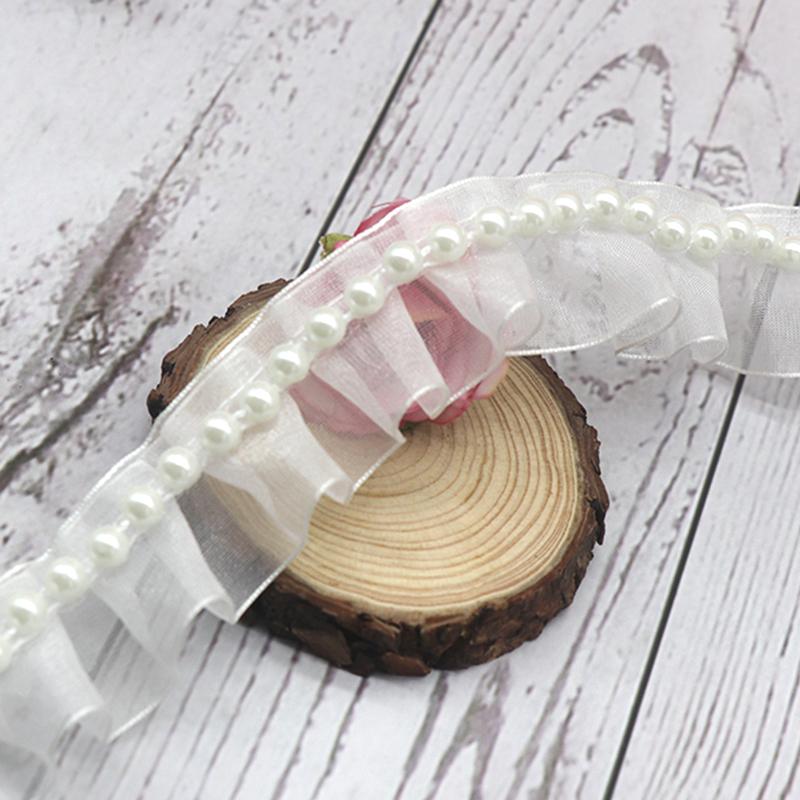 Ribbon H740 Bead Chain Folds Organza Lace Trim Knitting Wedding Fabric Embroidered DIY Handmade Patchwork Sewing, Pink;blue
Ribbon H740 Bead Chain Folds Organza Lace Trim Knitting Wedding Fabric Embroidered DIY Handmade Patchwork Sewing, Pink;blue
