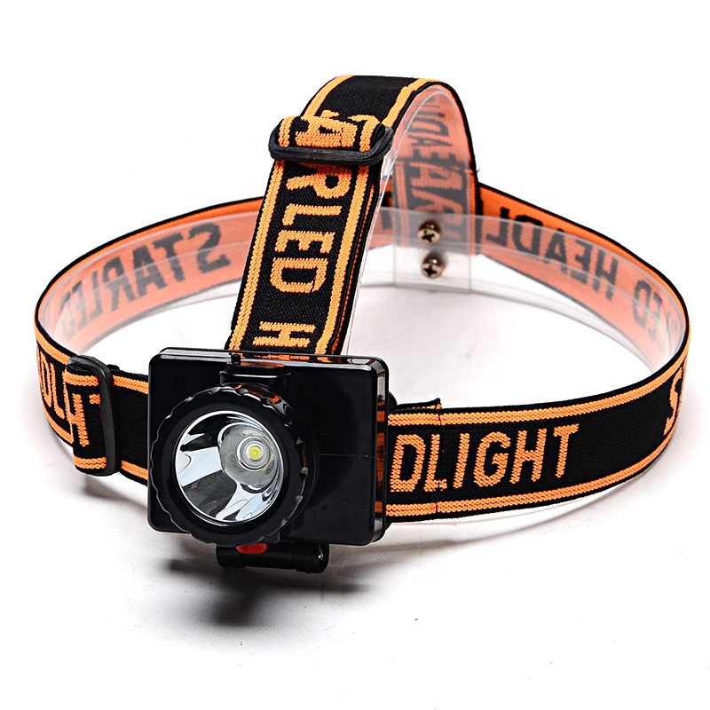 Portable Working Head Lamp 1W Mini LED Headlamp Emergency Lighting