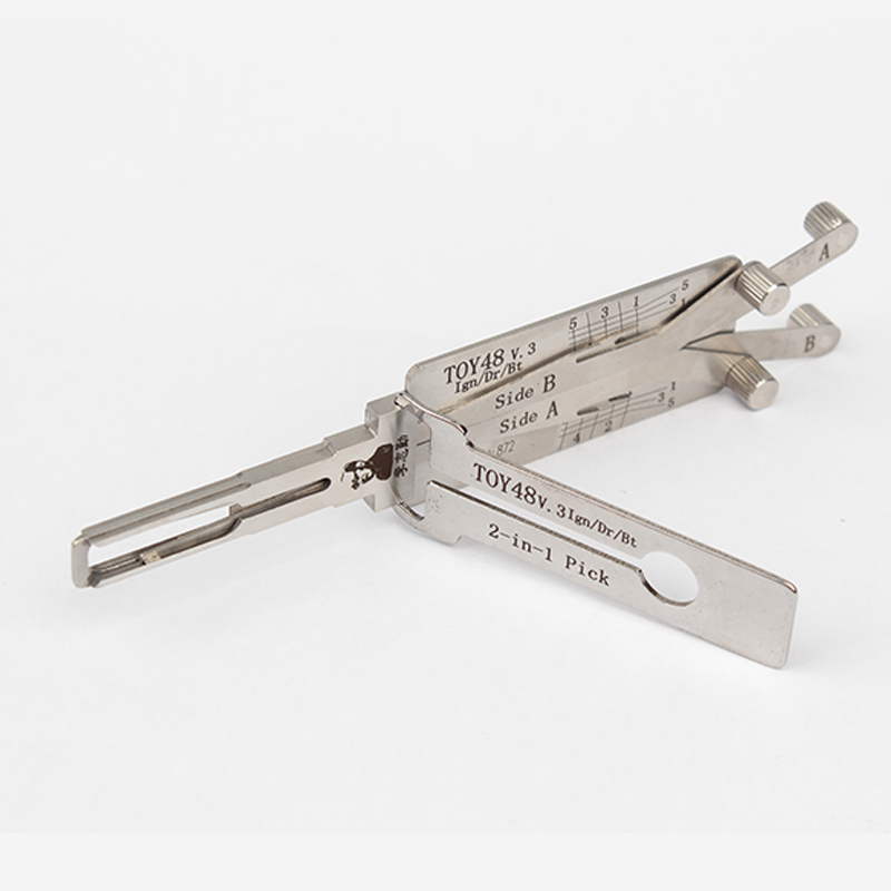 Original LISHI TOY48 2 in 1 2-IN-1 Auto Pick and Decoder Ign/Dr/Bt For Toyota Subaru Crown Lexus Door Lock locksmith Tool
Original LISHI TOY48 2 in 1 2-IN-1 Auto Pick and Decoder Ign/Dr/Bt For Toyota Subaru Crown Lexus Door Lock locksmith Tool