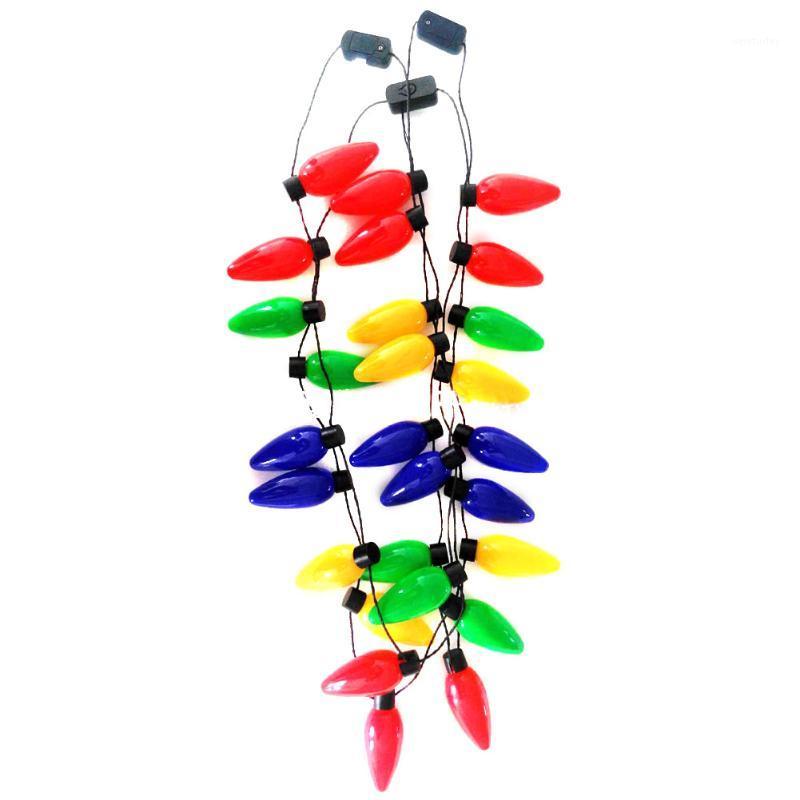 Party Decoration Festival Necklace LED Light Up Plastic Luminous Christmas Bulb Necklaces For Adults Kids SLC88
Party Decoration Festival Necklace LED Light Up Plastic Luminous Christmas Bulb Necklaces For Adults Kids SLC88