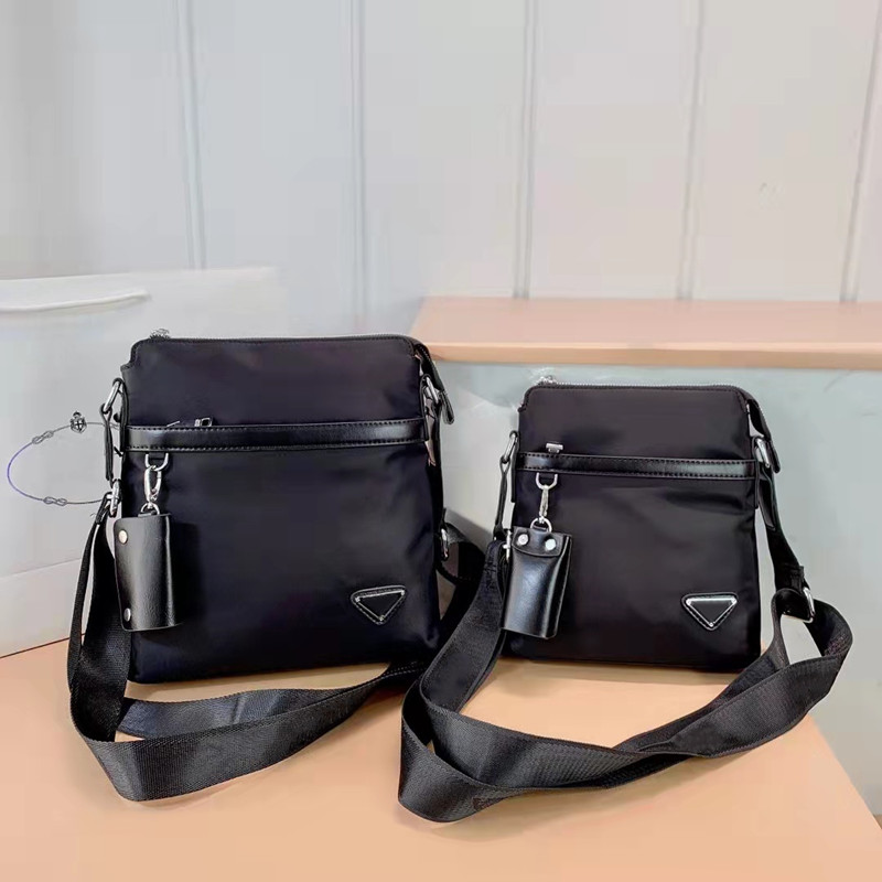 fashion designer shoulder bags mens briefcases nylon black crossbody messenger bag unisex briefcase with key purses wallets triangle sequin zipper high quality от DHgate WW