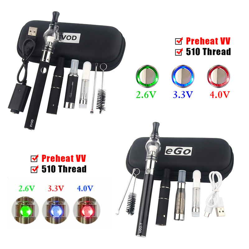 eVod 4 in 1 Variable Voltage Vaporizador Pen Starter Kits for Dry Herb Wax Dab Thick Oil EGO UGO 4in1 Preheat VV Vaper
eVod 4 in 1 Variable Voltage Vaporizador Pen Starter Kits for Dry Herb Wax Dab Thick Oil EGO UGO 4in1 Preheat VV Vaper