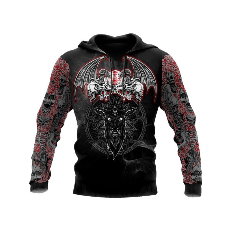 Men' Hoodies & Sweatshirts Product Beautiful Satanic Skull Symbol Hoodie 3D Full Print Unisex Casual Zipper Fashion Street Top Sweatshirt
Men' Hoodies & Sweatshirts Product Beautiful Satanic Skull Symbol Hoodie 3D Full Print Unisex Casual Zipper Fashion Street Top Sweatshirt