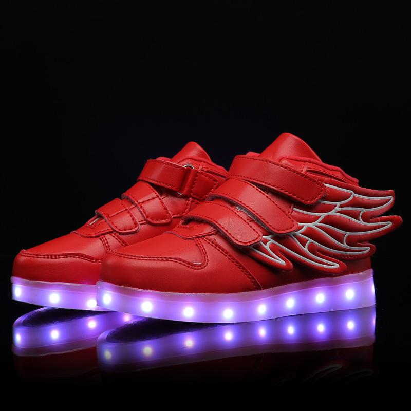 Pink Red Kids Light Up Shoes With Wing Children Led Boys Girls Glowing Luminous Sneakers USB Charging Boy Fashion Athletic & Outdoor, Black
Pink Red Kids Light Up Shoes With Wing Children Led Boys Girls Glowing Luminous Sneakers USB Charging Boy Fashion Athletic & Outdoor, Black