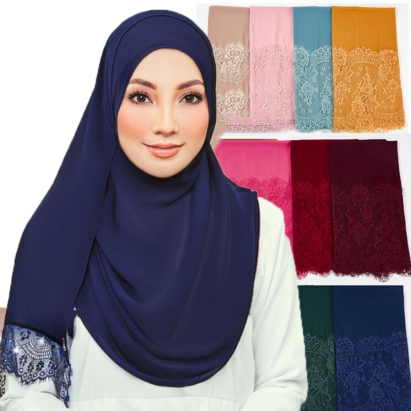 Scarves Lace Scarf Buble Chiffon Muslim Shawl Solid Color Lady Muffler Luxury Foulard Hijabs 10pc/lot
Scarves Lace Scarf Buble Chiffon Muslim Shawl Solid Color Lady Muffler Luxury Foulard Hijabs 10pc/lot