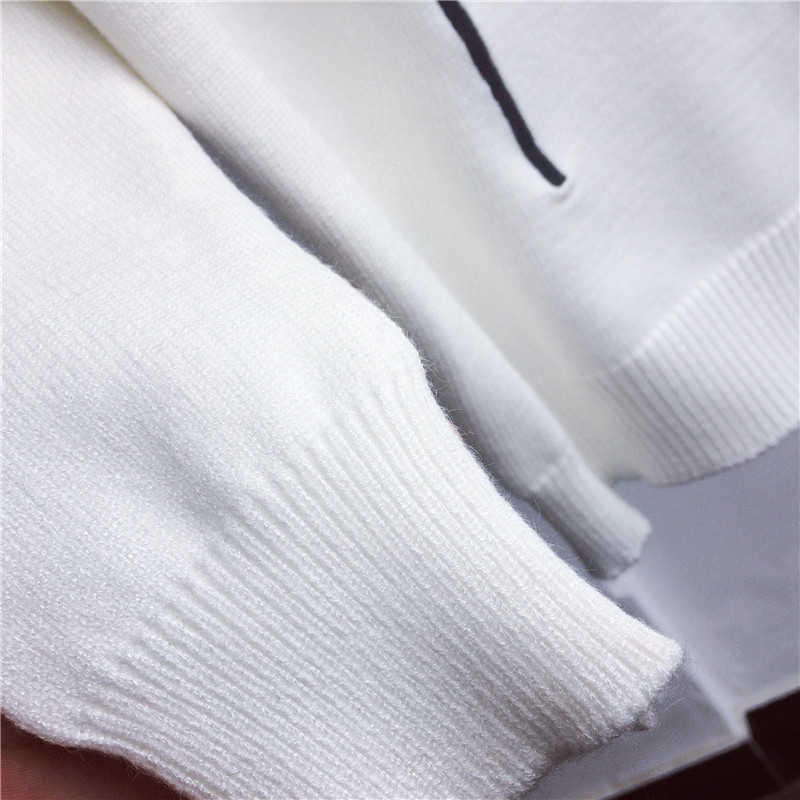 Korobov Korean Women Sweaters Cartoon Embroidery Female Jumper Long Sleeve Pullover Turtleneck Mujer Sueter 76271 210908