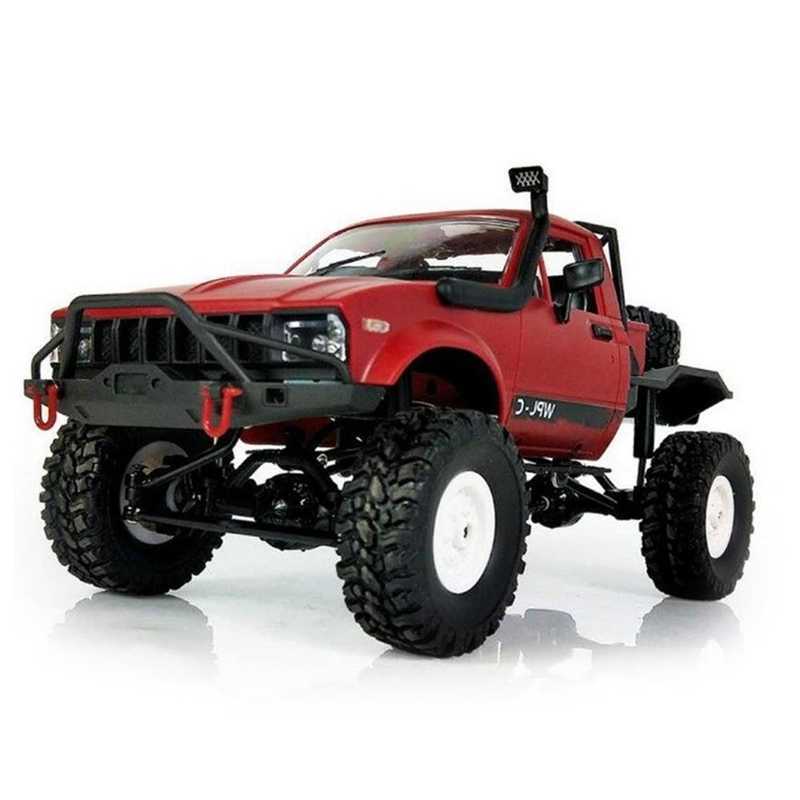 

WPL C14 1:16 2CH 4WD Children RC Truck 2.4G Off-Road Car Electric RC Truck 15km/H Top Speed RTR/KIT Mini Racing Car Toy Y200413