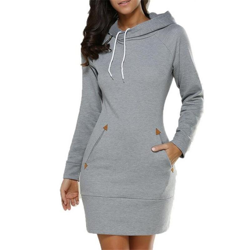 Casual Dresses VIIANLES Sweatshirt Women Dress Fashion Hooded Spring Autumn Drawstring Tracksuit Hoodies Vestidos, S806 wine red
Casual Dresses VIIANLES Sweatshirt Women Dress Fashion Hooded Spring Autumn Drawstring Tracksuit Hoodies Vestidos, S806 wine red