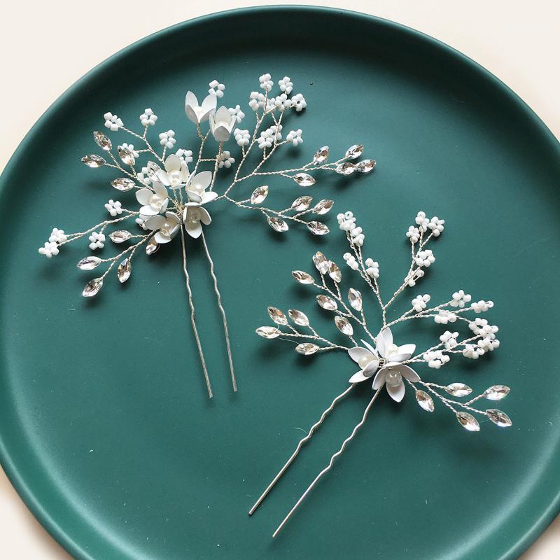 Hair Clips & Barrettes Pearl Beaded Hairpin Headdress Comb Back Accessories Bridal Wedding Decoration 2pcs HELH889, Golden;silver
Hair Clips & Barrettes Pearl Beaded Hairpin Headdress Comb Back Accessories Bridal Wedding Decoration 2pcs HELH889, Golden;silver