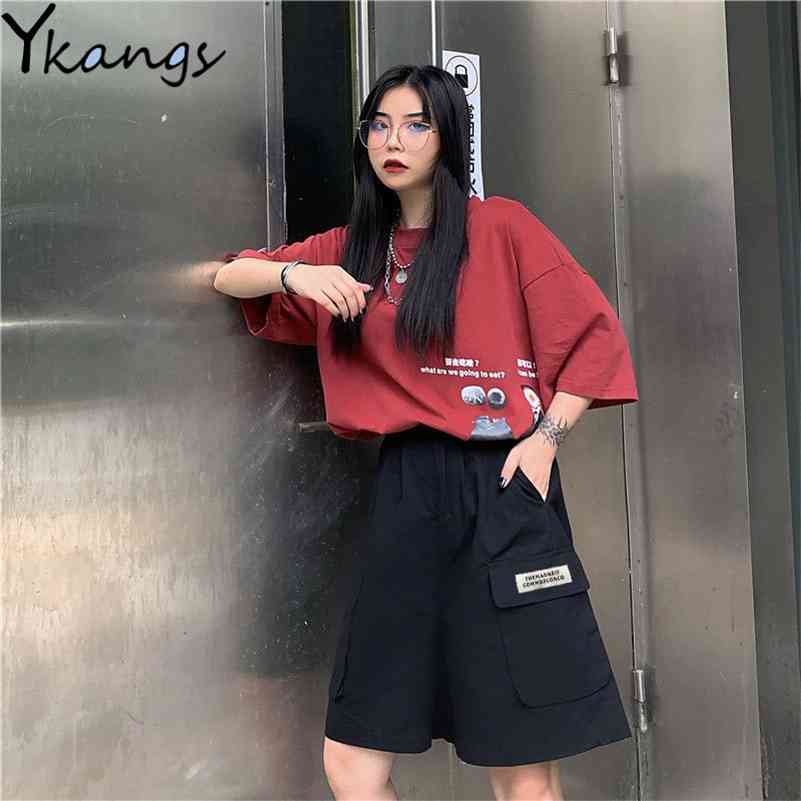 Plus Size Joggers Cargo Sport Shorts for Women Running Casual Big Pockets Baggy Wide Leg Harajuku Summer Shorts Women Sport 210611
Plus Size Joggers Cargo Sport Shorts for Women Running Casual Big Pockets Baggy Wide Leg Harajuku Summer Shorts Women Sport 210611