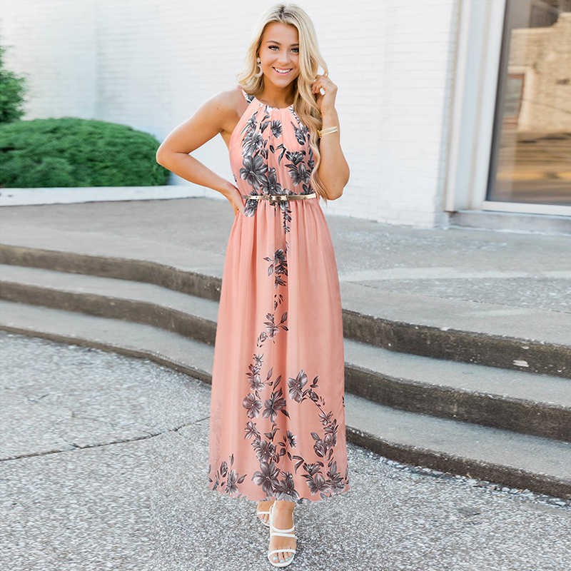 Floral Print Sleeveless O Neck Ankle Length Dres Sashes Spaghetti Strap Casual Loose Streetwear Plus Size Dresses 210604, Pink
Floral Print Sleeveless O Neck Ankle Length Dres Sashes Spaghetti Strap Casual Loose Streetwear Plus Size Dresses 210604, Pink