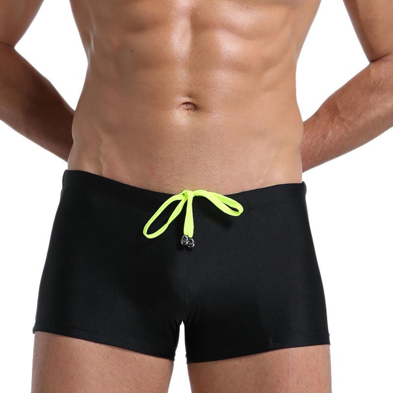 Underpants Mens Low Waist Drawstring Underwear Solid Color Boxers Shorts Male Swimsuit Sexy Swimming Trunck Beachwear, Black;white
Underpants Mens Low Waist Drawstring Underwear Solid Color Boxers Shorts Male Swimsuit Sexy Swimming Trunck Beachwear, Black;white