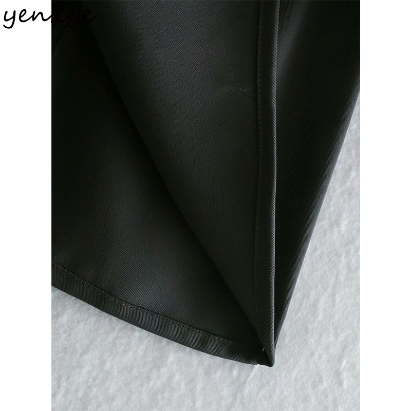 YENKYE Vintage Solid Color Casual Dress Women Lapel Collar Long Sleeve Loose Mini Winter Dress Female Plus Size Short Vestido 210515