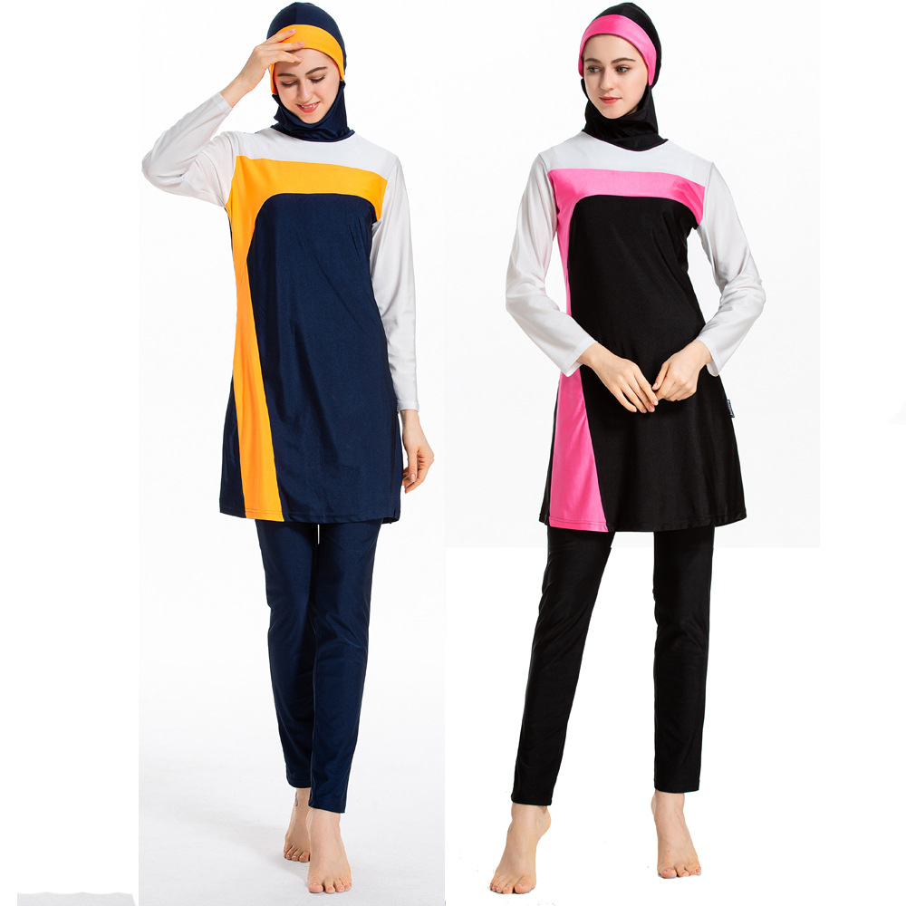 turkey Muslim 3 Pieces Sets Swimwear Islamic Women Bathing Suit Swim Surf Wear Swimsuit Full Coverage Beach Sun Sports Suits
turkey Muslim 3 Pieces Sets Swimwear Islamic Women Bathing Suit Swim Surf Wear Swimsuit Full Coverage Beach Sun Sports Suits