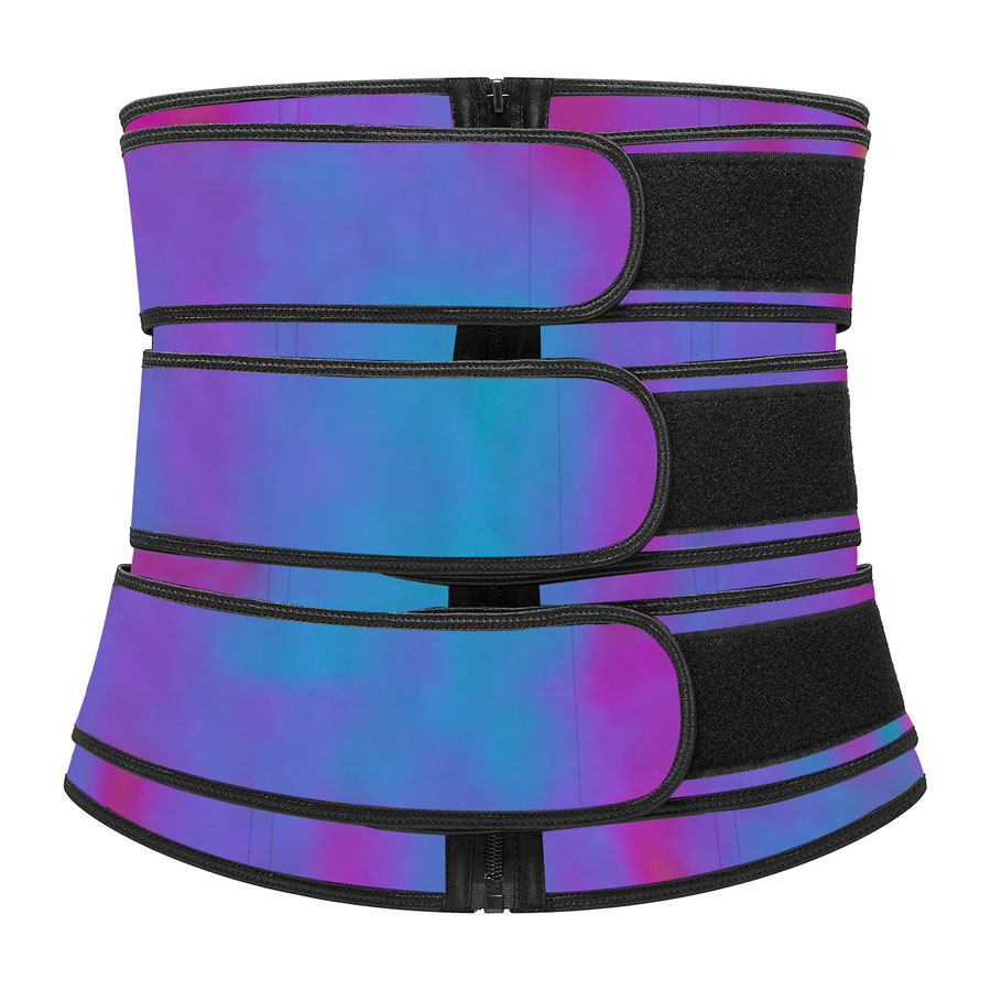 New Arrival Laser Waist Trainer Latex Fabric Abdomen Tummy Shapewear With 9 Steelbones Strong Sculpting Slimming Body Shapers Sauna Sweat Belts
