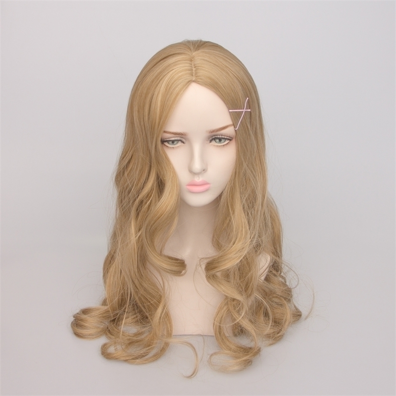 hair curly Women's long fluffy fashion wig, Ombre color 
hair curly Women's long fluffy fashion wig, Ombre color