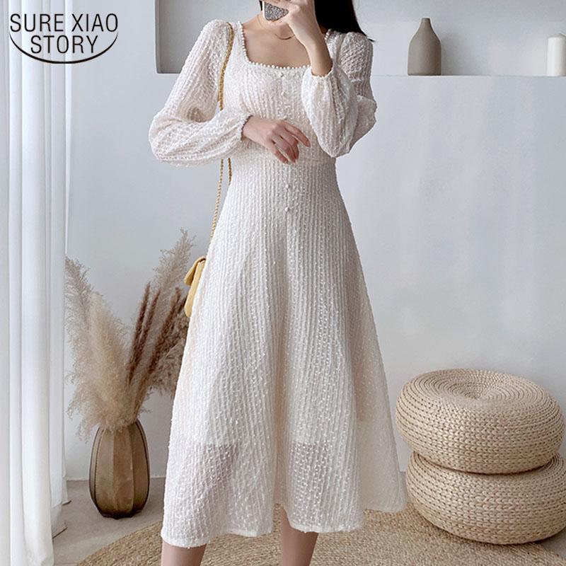 Casual Dresses Spring Apricot Dress With Zipper Vintage Long French Square Collar Puff Sleeve Women High Waist Sweet Vestidos, Black;gray
Casual Dresses Spring Apricot Dress With Zipper Vintage Long French Square Collar Puff Sleeve Women High Waist Sweet Vestidos, Black;gray
