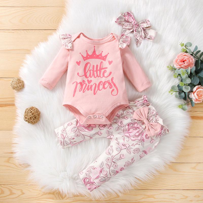 Clothing Sets Infant Baby Girls Clothes Set Letter Rompers Floral Pants Autumn Spring Outfits Costume D84, White
Clothing Sets Infant Baby Girls Clothes Set Letter Rompers Floral Pants Autumn Spring Outfits Costume D84, White