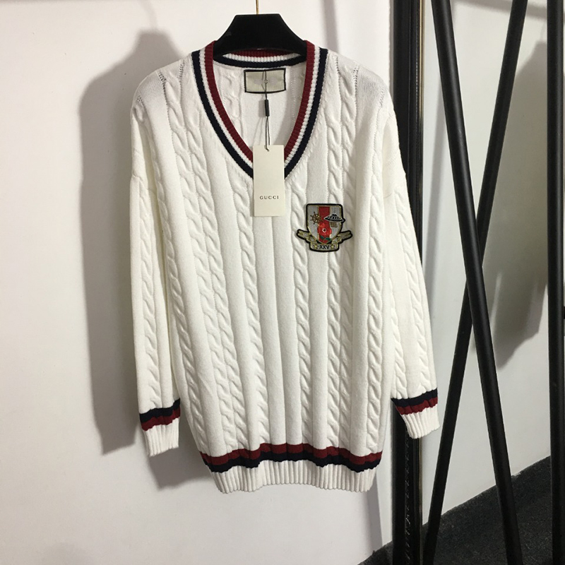 College Style Women Sweaters Fashion Knit Designer Female Sweater Outdoor Personality Charm Girls Brand Hoodies, White;black
College Style Women Sweaters Fashion Knit Designer Female Sweater Outdoor Personality Charm Girls Brand Hoodies, White;black