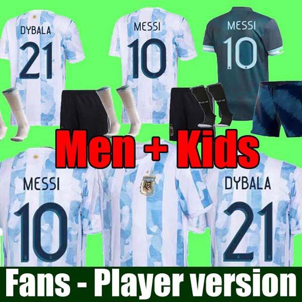 Men Kids Sets Uniform with Socks Argentina Soccer Jersey Fans and Player Version 2021 Copa America MESSI DYBALA AGUERO Football Shirt 20 21, 2021 men home
Men Kids Sets Uniform with Socks Argentina Soccer Jersey Fans and Player Version 2021 Copa America MESSI DYBALA AGUERO Football Shirt 20 21, 2021 men home