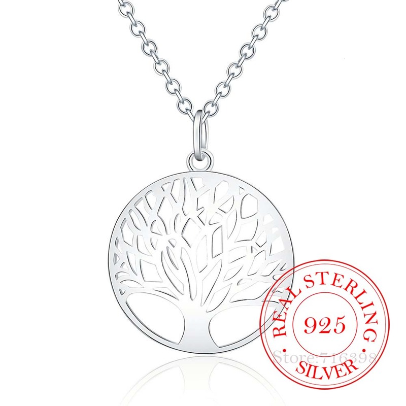 Hot Tree of Life Crystal Round Small Pendant Necklace 925 Sterling Silver Bijoux Collier Elegant Women Jewelry Gift Dropshipping
Hot Tree of Life Crystal Round Small Pendant Necklace 925 Sterling Silver Bijoux Collier Elegant Women Jewelry Gift Dropshipping