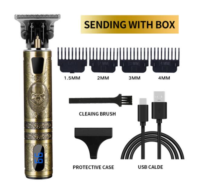 tondeuse Clipper Cordless Hair Cutting Beard Trimmer Shaving Machine Wireless Electric Razor Men Shaver C260312