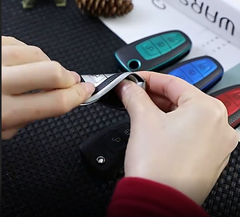 Update New TPU Car Case Leather Keys Cover For Ford Ranger C-Max S-Max Focus Galaxy Eo Transit Tourneo Custom Auto Key Holder Cars Parts