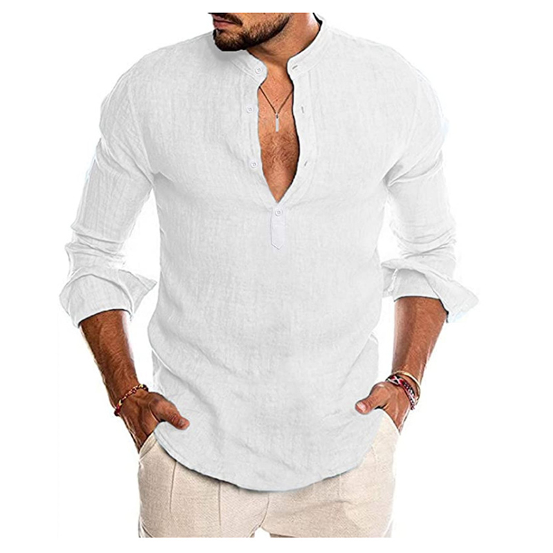 White pattern mens long-sleeved shirt high quality comfortable fit fashion retro style travel office entertainment, White;black
White pattern mens long-sleeved shirt high quality comfortable fit fashion retro style travel office entertainment, White;black