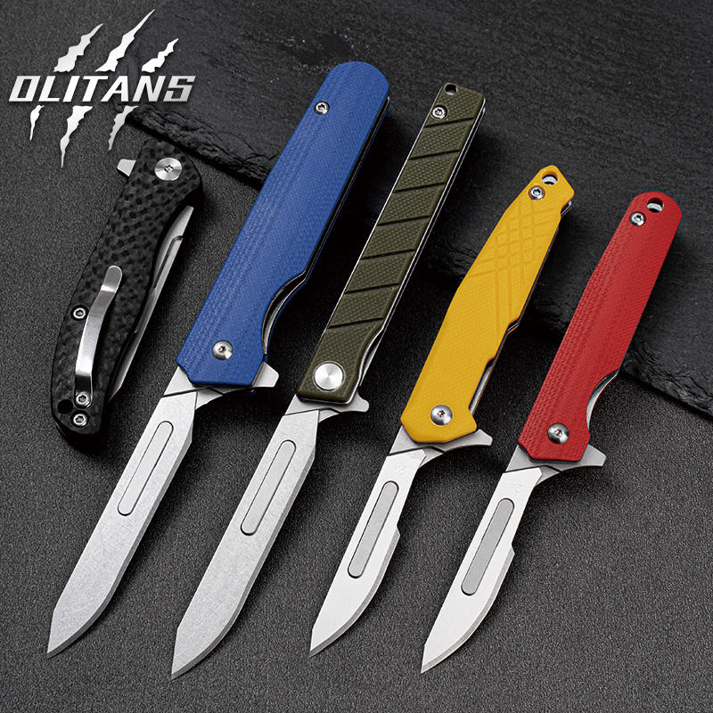 OITANS Muti Coors Mini Scapes G10 Hande EDC Quick Open Medica Foding Knife Unpacking Pocket Knife Surgery Open Box Toos
OITANS Muti Coors Mini Scapes G10 Hande EDC Quick Open Medica Foding Knife Unpacking Pocket Knife Surgery Open Box Toos