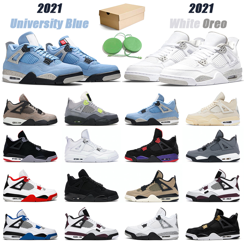 men Basketball Shoes 4 women 2021 White Oreo University Blue 4s Black Cat Fire Red mens trainer sports sneakers, # 4
men Basketball Shoes 4 women 2021 White Oreo University Blue 4s Black Cat Fire Red mens trainer sports sneakers, # 4
