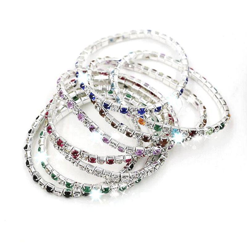 2021 new 20 Pcs/ 1 lot Colorful Spring Row Rhinestone Bracelet Tennis 8 - Color(z305)
2021 new 20 Pcs/ 1 lot Colorful Spring Row Rhinestone Bracelet Tennis 8 - Color(z305)