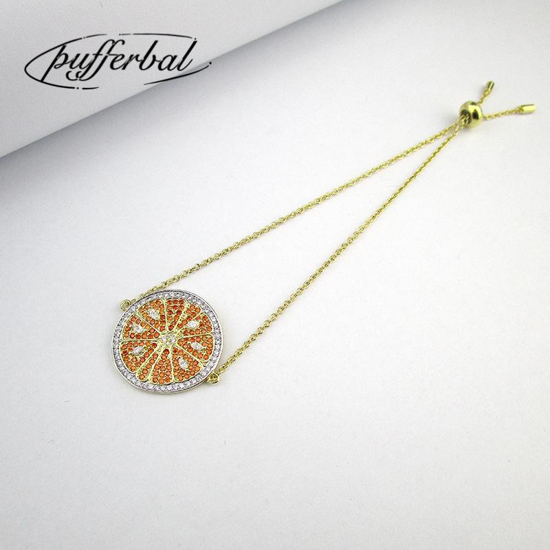 Link, Chain Korean Fashion Simple Small Clear Golden Yellow Fruit Orange Bracelet Adjustable Summer Style ZK40, Black
Link, Chain Korean Fashion Simple Small Clear Golden Yellow Fruit Orange Bracelet Adjustable Summer Style ZK40, Black