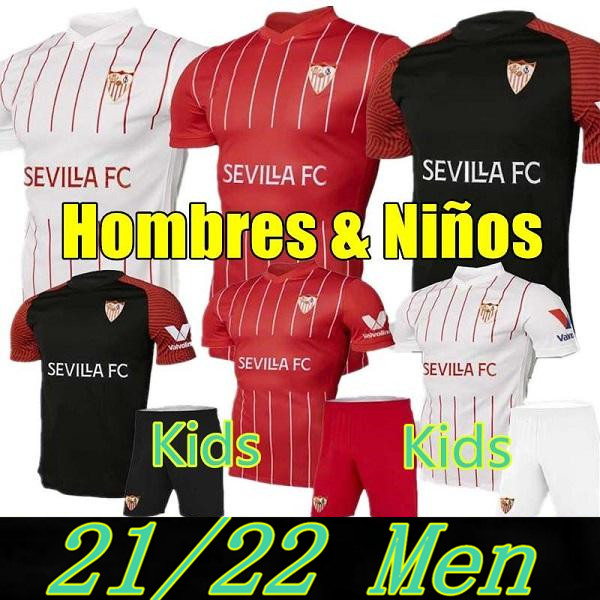 21 22 Sevilla FC soccer jersey PAPU GOMEZ I.RAKITIC .OCAMPOS DE JONG J.NAVAS SUSO MUNIR Y.EN-NESYRI J.KOUNDE 2021 2022 Men Kids Kits football shirts, Black;yellow
21 22 Sevilla FC soccer jersey PAPU GOMEZ I.RAKITIC .OCAMPOS DE JONG J.NAVAS SUSO MUNIR Y.EN-NESYRI J.KOUNDE 2021 2022 Men Kids Kits football shirts, Black;yellow