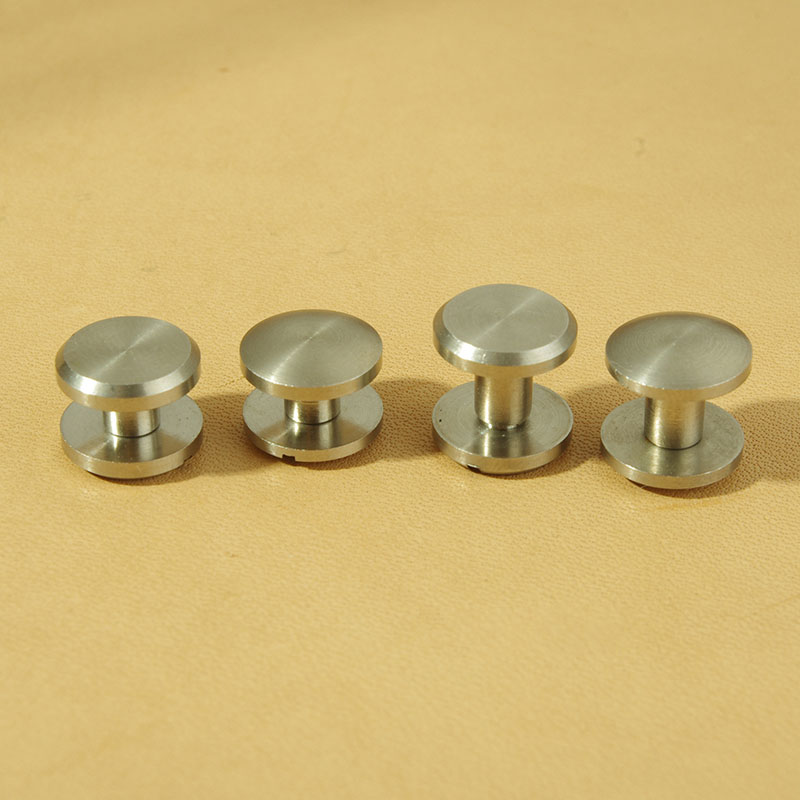 arc style 10 pieces stainless steel Chicago screw nail wallet bag belt Rivet diy handmade leather garment hardware part fastener