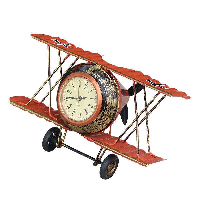 Desk & Table Clocks Retro Airplane Miniature Model Biplane Figurines Electronic Clock Ornament Home Decoration Desktop Crafts Showcase Props
Desk & Table Clocks Retro Airplane Miniature Model Biplane Figurines Electronic Clock Ornament Home Decoration Desktop Crafts Showcase Props