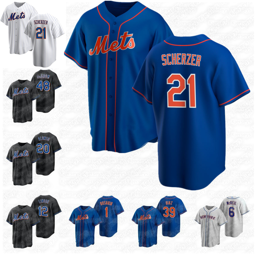 2022 New York Max Scherzer Mets jersey Jacob DeGrom Francisco Lindor Jeff McNeil Pete Alonso Marcus Stroman Amed Rosario Conforto Piazza Matz baseball jerseys, Men s-xxxl
2022 New York Max Scherzer Mets jersey Jacob DeGrom Francisco Lindor Jeff McNeil Pete Alonso Marcus Stroman Amed Rosario Conforto Piazza Matz baseball jerseys, Men s-xxxl