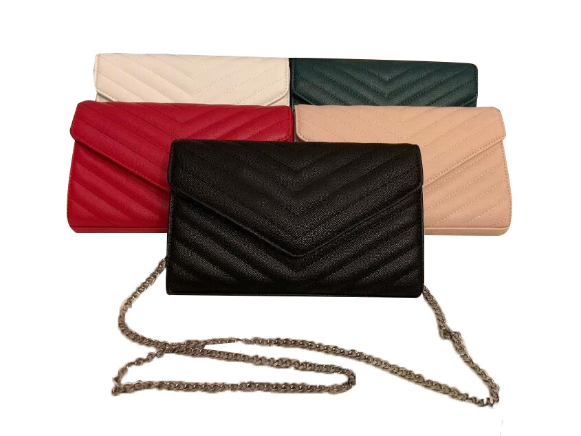 2021 Women Luxurys Designers Bags Fashion Caviar Leather Woc Envelope Shoulder Bag Classic Sliver Chain Singler Handbag Designer Womens Handbags c20
2021 Women Luxurys Designers Bags Fashion Caviar Leather Woc Envelope Shoulder Bag Classic Sliver Chain Singler Handbag Designer Womens Handbags c20
