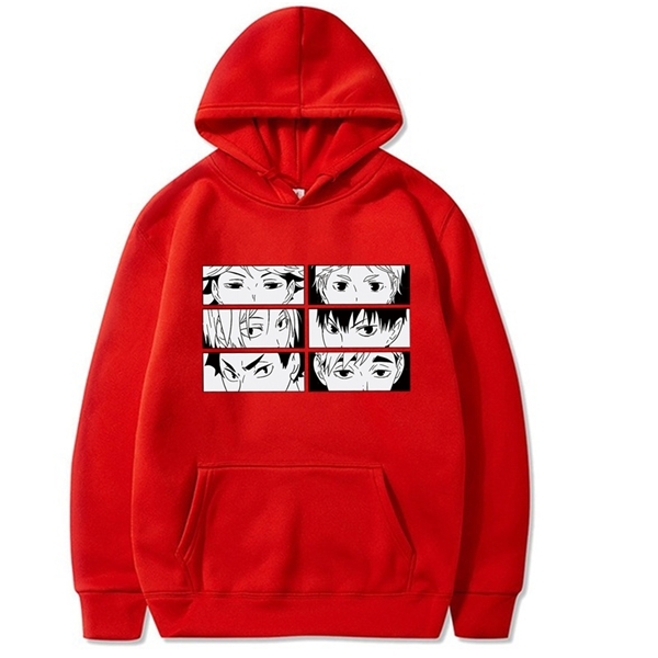Men Women hoodie Kawaii Haikyuu sweatshirt long sleeve Anime Manga pullover tops Y0809